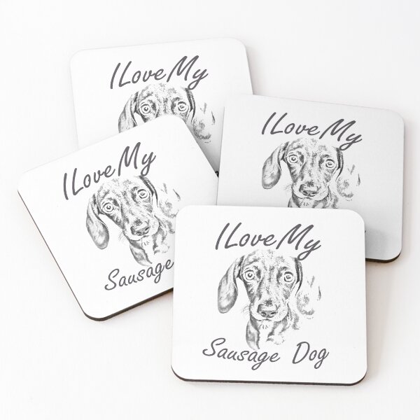 Item preview, I Love My Sausage Dog designed and sold by SadSacDesigns.