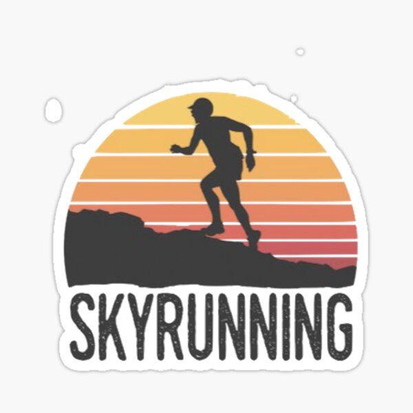 trail running Sticker