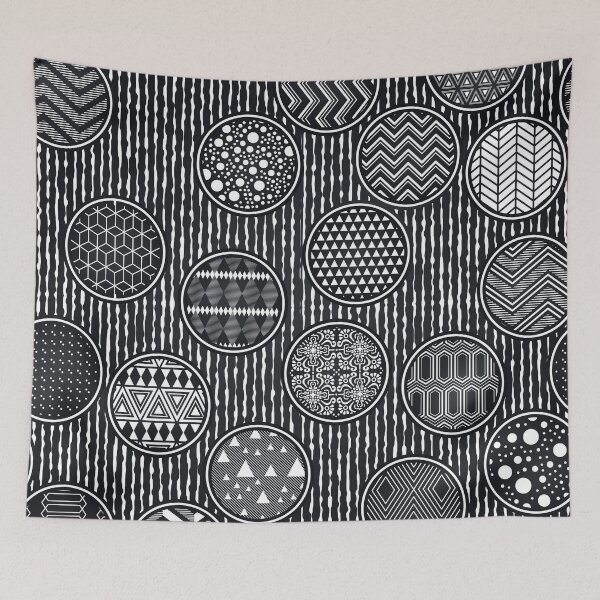 Item preview, BLACK WHITE PATTERN designed and sold by MallsD.