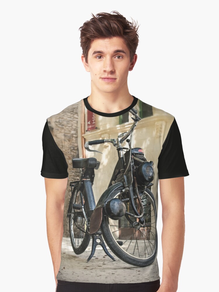 Bicycle with Solex auxiliary motor Graphic T Shirt