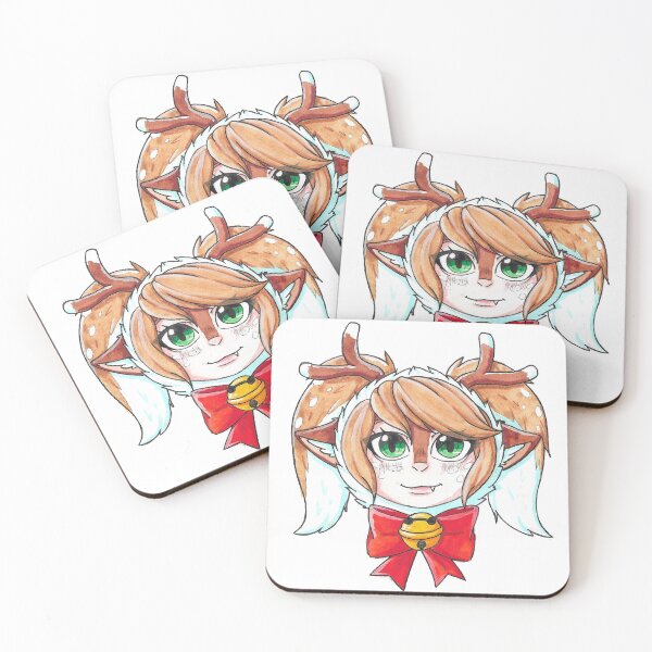 Item preview, Snow Fawn Poppy en la cabeza designed and sold by animecat33.