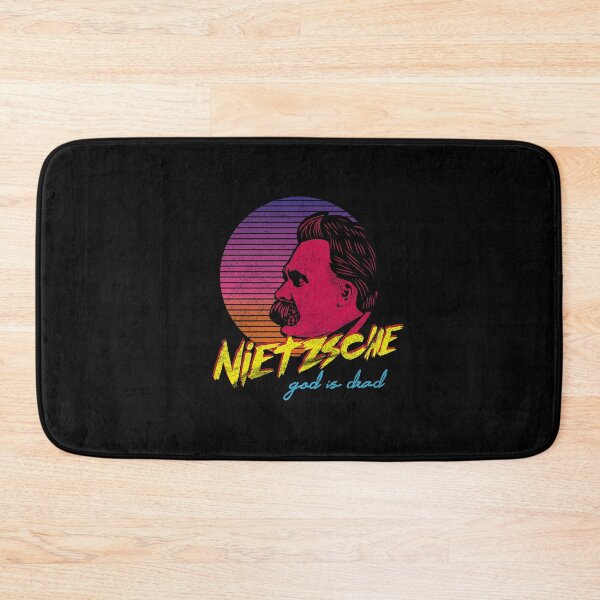 Item preview, God Is Dead Nietzsche Vintage Philosophy Nihilism Design Outrun Retro designed and sold by A-Fashion.