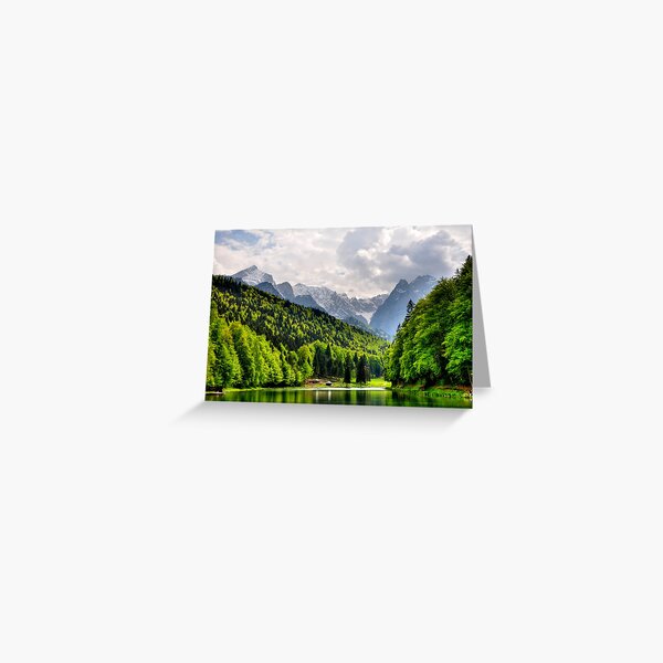 German Mountain Greeting Card