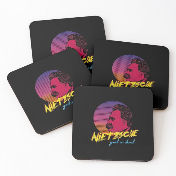 Item preview, God Is Dead Nietzsche Vintage Philosophy Nihilism Design Outrun Retro designed and sold by A-Fashion.