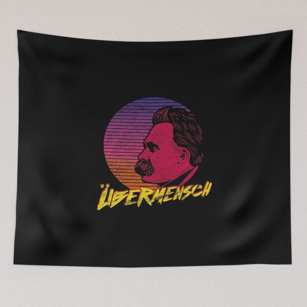 Item preview, Vintage Übermensch Nietzsche German Philosophy Nihilism Design Retro designed and sold by A-Fashion.