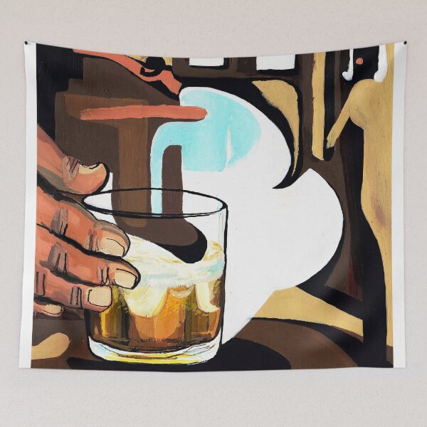 Item preview, Beer glass illustration designed and sold by CatarinaGarcia.