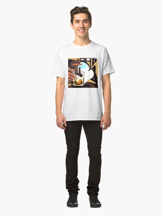 Alternate view of Beer glass illustration Classic T-Shirt