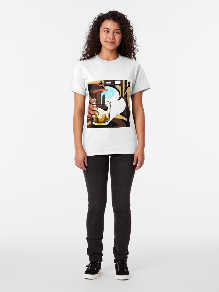 Alternate view of Beer glass illustration Classic T-Shirt