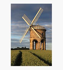 Windmill & Tram lines Photographic Print