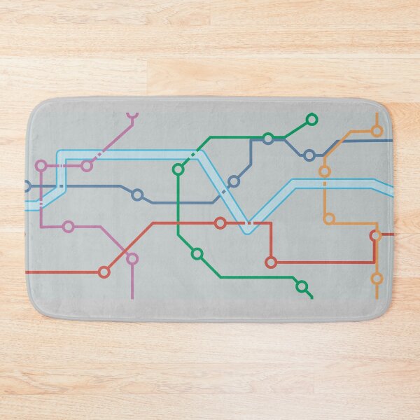 Item preview, Metro Line Mug designed and sold by steinibe.
