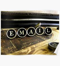 Email - Brown Poster