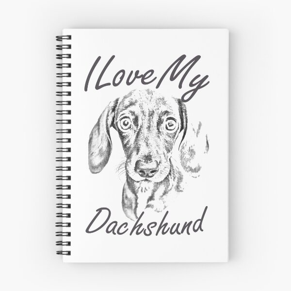 Item preview, I Love My Dachshund designed and sold by SadSacDesigns.