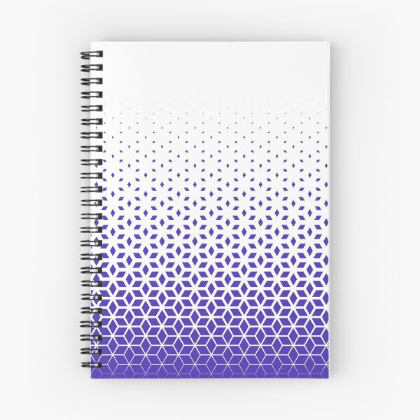 Aperçu de l'œuvre Motif géométrique de diamants violets sur fond blanc. créée et vendue par alyoha.