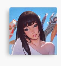 Koi Nobori Canvas Print