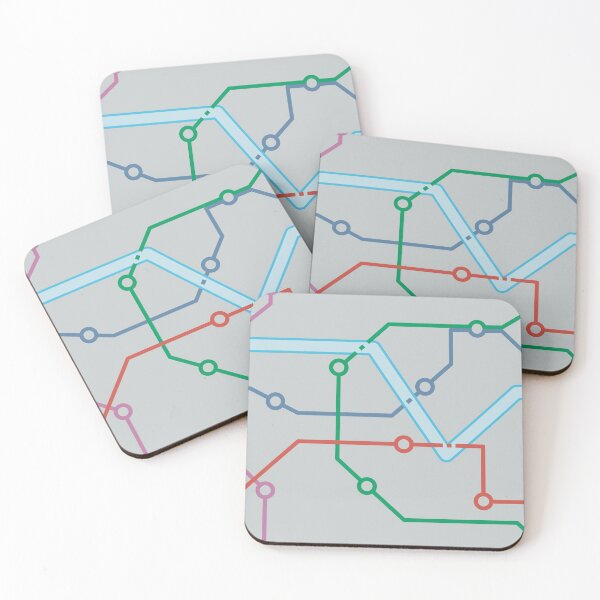Item preview, Metro Line Mug designed and sold by steinibe.
