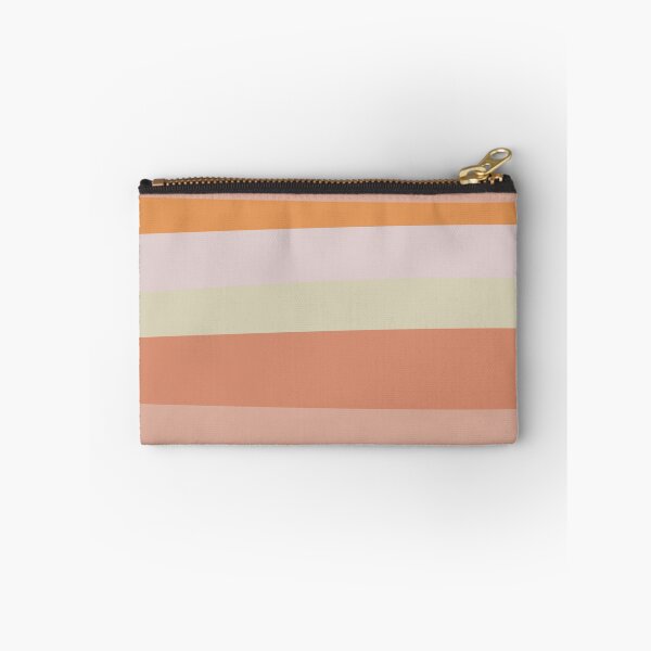 Item preview, Wavy Stripes in Blush Pink and Orange. Minimalist Color Block Design designed and sold by kierkegaard.
