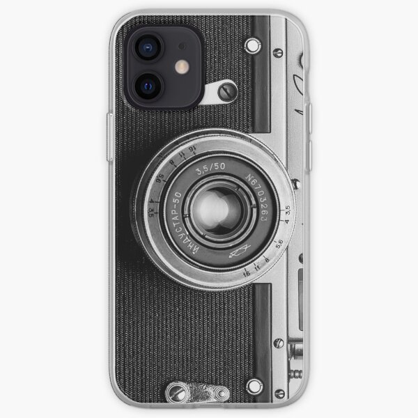 Vintage camera for photography nostalgia iPhone Soft Case