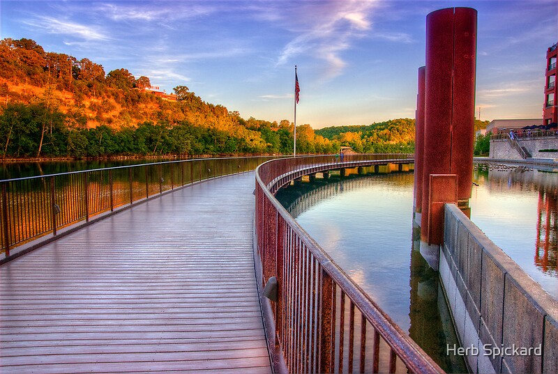 "Branson Landing Boardwalk" Art Prints by Herb Spickard Redbubble