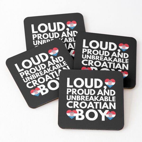 Item preview, I am Croatian Boy Loud, Proud and Unbreakable designed and sold by HelloFromAja.