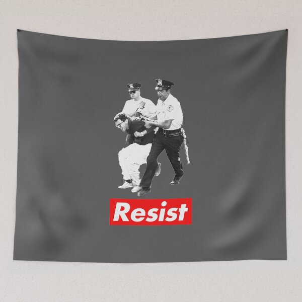 Item preview, Bernie Sanders Arrested - RESIST designed and sold by Thelittlelord.