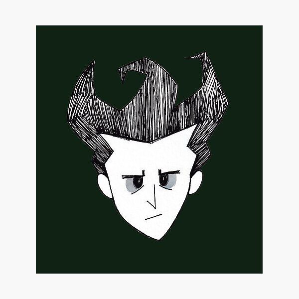 Wilson Don T Starve Fanart Photographic Print By Myrtille Chan Redbubble