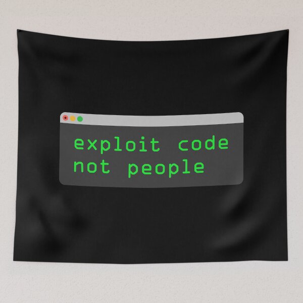 Item preview, Exploit Code, Not People designed and sold by adidabu.