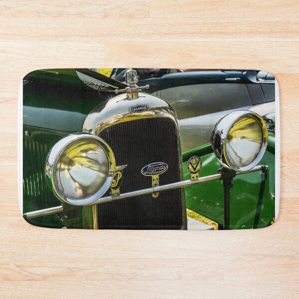 Item preview, An image of the front of a 1950s Lagonda 14/60 Tourer on display at a car show designed and sold by Graham Cornall.