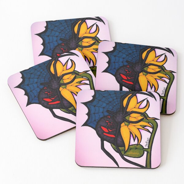 Item preview, Black Widow Sunflower designed and sold by Britni Houchin.