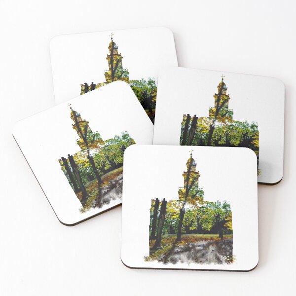 Item preview, Saint George LDS Temple Sun Through Trees Silhouette designed and sold by DSC Arts.