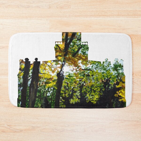 Item preview, Saint George LDS Temple Sun Through Trees Silhouette designed and sold by DSC Arts.
