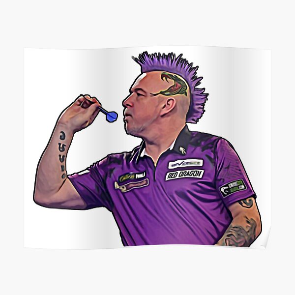 Peter Wright Kunstwerk im GTA-Stil Poster