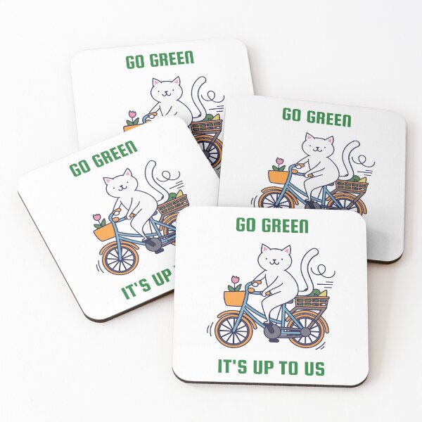 Aperçu de l'œuvre T-shirt Go Green Bicycle Global Warming créée et vendue par davestees506.