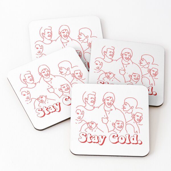 Item preview, The Outsiders - STAY GOLD (red) designed and sold by Outsidersboys.