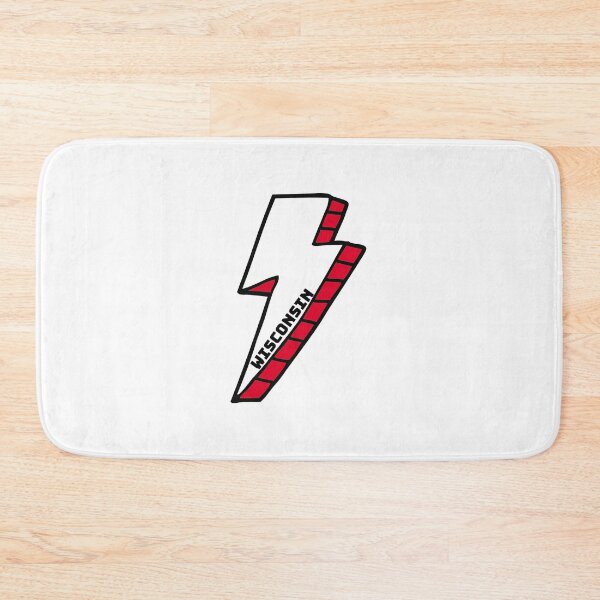 Item preview, University of Wisconsin Madison Lightning Bolt designed and sold by kkosmicki.