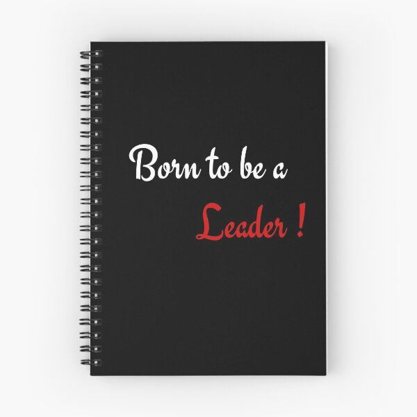 Item preview, Quote Motivation Born to be a leader white designed and sold by miiickyy.