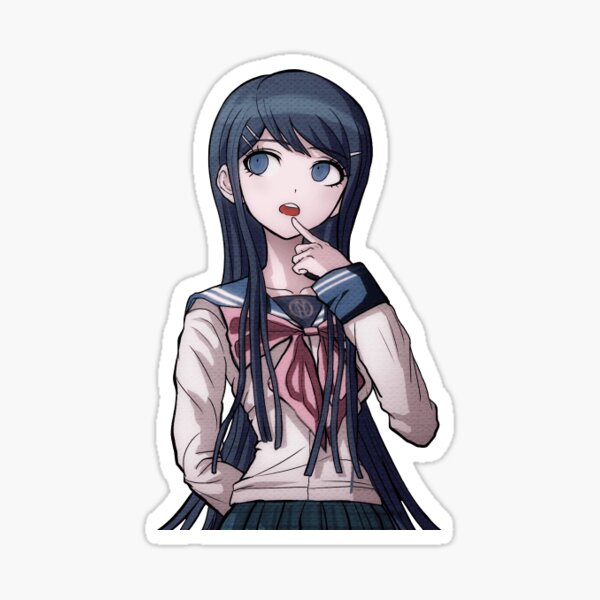 Pensive sayaka maizono Sticker