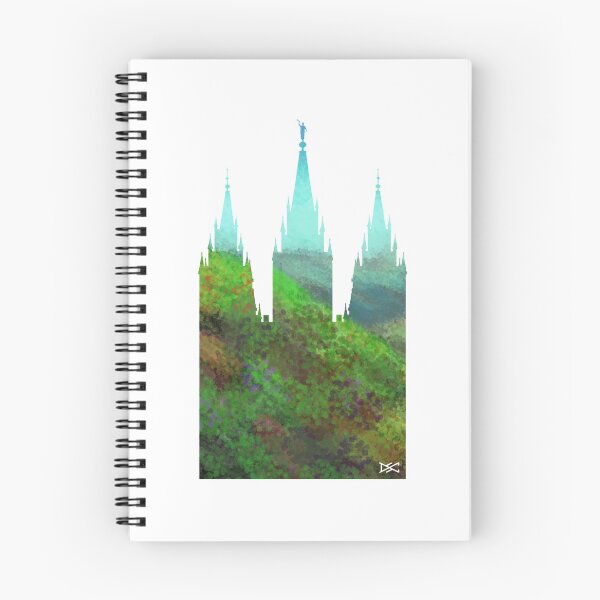Item preview, Salt Lake LDS Temple Summer Hills Silhouette designed and sold by DSC Arts.