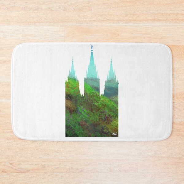 Item preview, Salt Lake LDS Temple Summer Hills Silhouette designed and sold by DSC Arts.