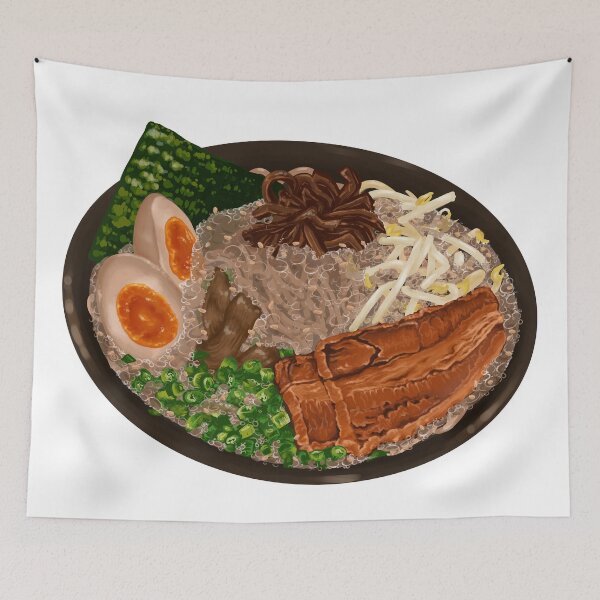 Artikelvorschau, Ramen-Liebhaber - Tonkotsu-Schweinebauch-Japaner-Nudeln entworfen und verkauft von dinatrix.