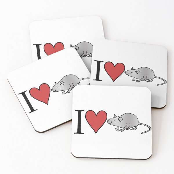 Item preview, I love Rats designed and sold by ellenhenry.