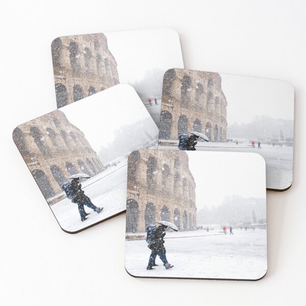 Item preview, The Colosseum under heavy snow designed and sold by troianifabrizio.