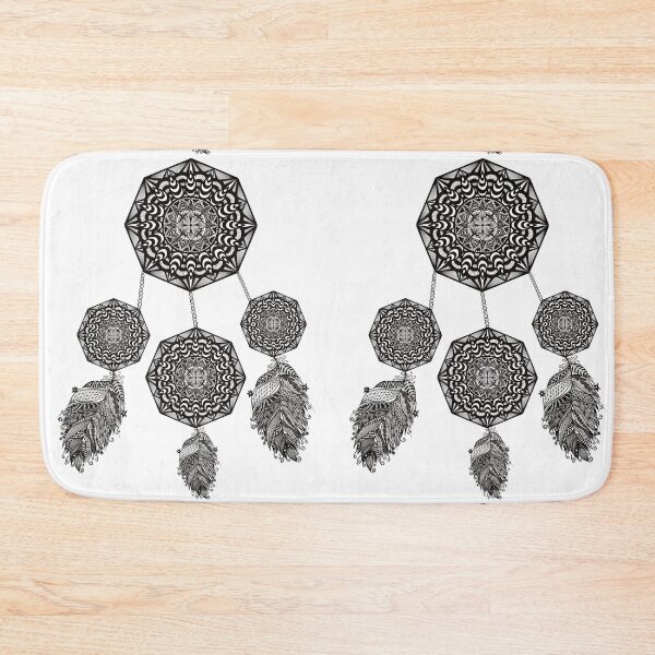 Item preview, Dreamcatcher mandala and feather designed and sold by irinabbota.