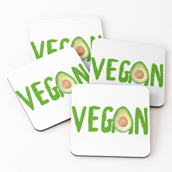 Item preview, Vegan written with grass and an avocado designed and sold by Artonmytee.