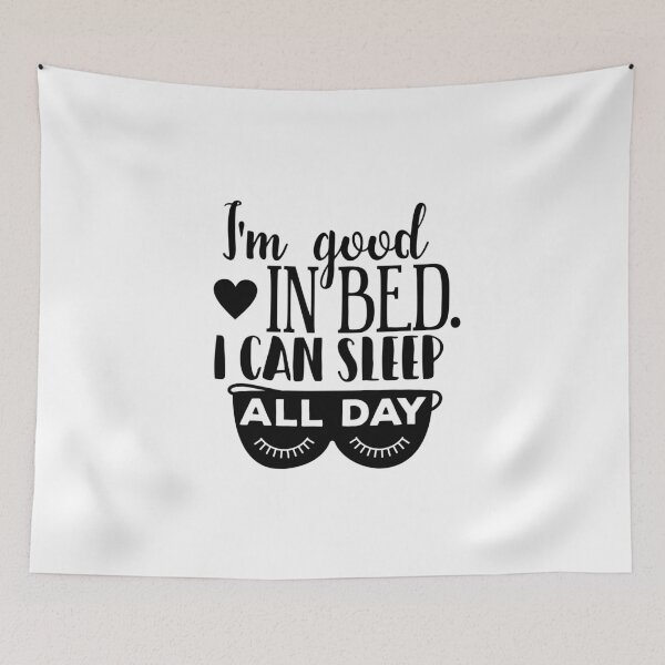 Item preview, I'm good in bed. Black. designed and sold by yulia-rb.