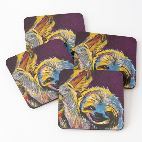 Item preview, Slow Hands Sloth Painting designed and sold by Marieshellyart.