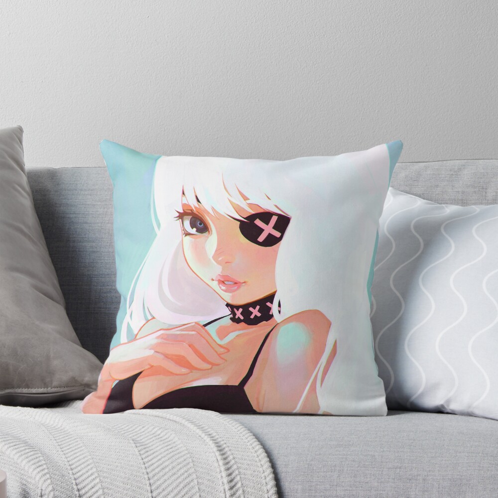 Item preview, Throw Pillow designed and sold by KR0NPR1NZ.