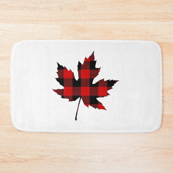 Item preview, Red Plaid Maple Leaf designed and sold by AnimalCreations.