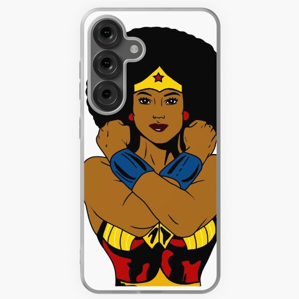 Item preview, Strong Black Superhero Woman Afro Melanin  designed and sold by dukito.