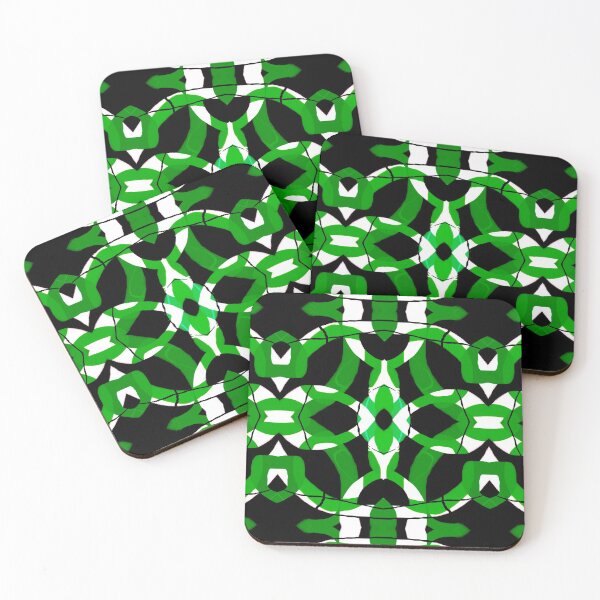 Item preview, EMERALD GREEN AND WHITE, TRENDY, FRESH PRINT designed and sold by Lori  Rosen.