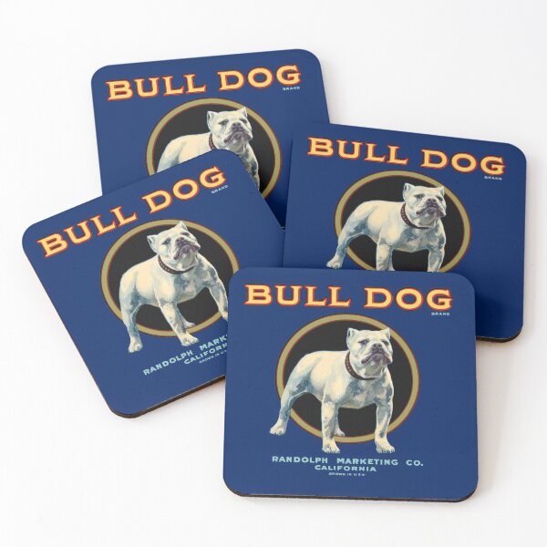 Item preview, Vintage Bull Dog Brand Label Reproduction designed and sold by vintagerepros.